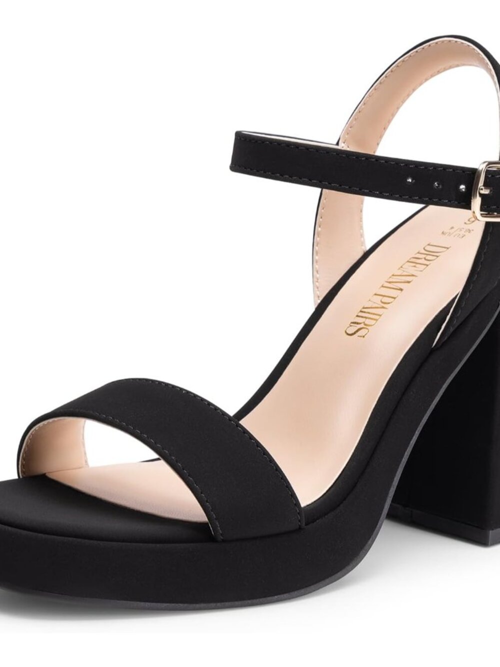 Heels for Women Block Chunky Platform Sandal